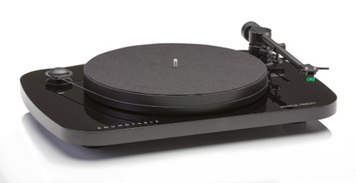 Musical Fidelity Roundtable Turntable System; AT95E Cartridge; Gloss Black (New)