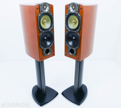 Paradigm Signature S4 Bookshelf Speakers; Cherry Pair w/ Stands
