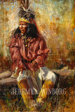 Resting Drummer Original Oil Study (SOLD)
