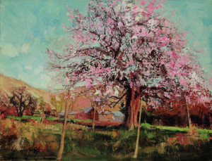 Signs of Spring Original Oil Study (SOLD)