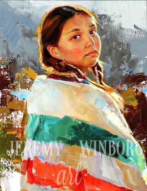 Winter Warmth Original Study (SOLD)