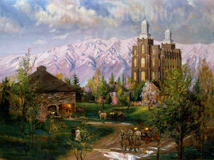 The House of the Lord Medium Giclée Print Studio Sale