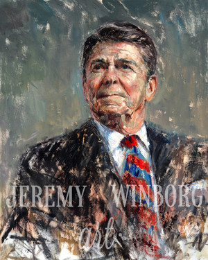 Ronald Reagan Giclée Print Studio Sale