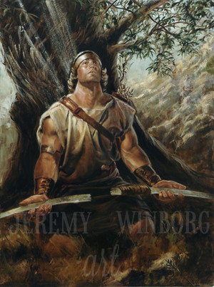 Nephi's Broken Bow Giclée Print Studio Sale