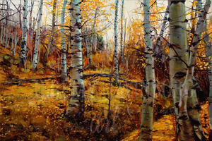 Autumn Aspens Giclée Print