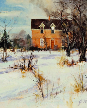 Winter House Original (SOLD)