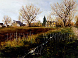 Plowed Fields Giclée Print