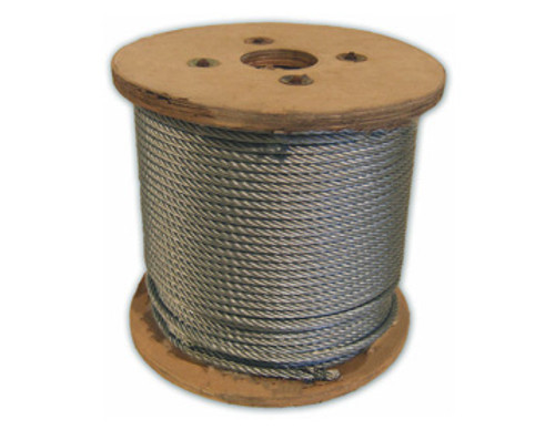 HarborWare Galvanized Steel Cable, 5/16-inch 250'