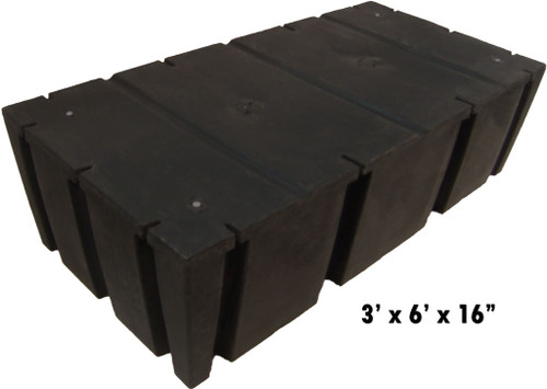 HarborWare 3' x 6' x 16" Dock Float Drums, 1210lbs
