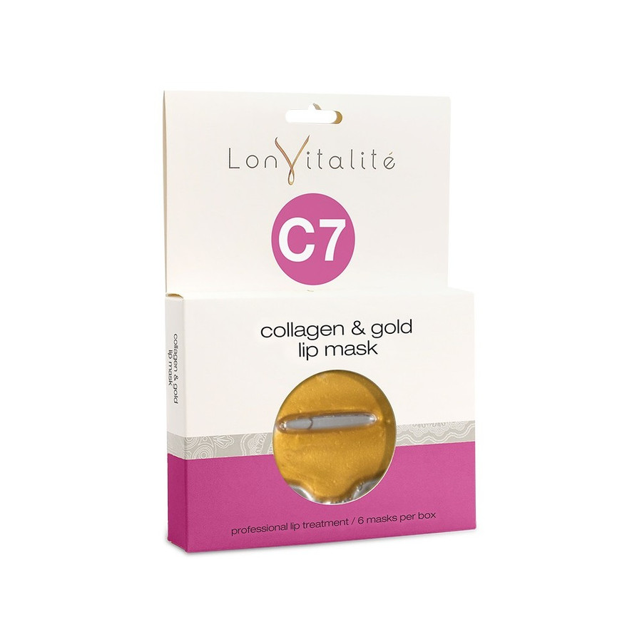 Lonvitalite C7 Collagen & Gold Lip Masks