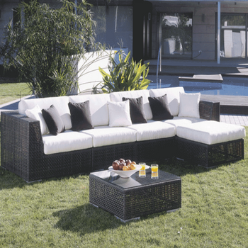 Atlantis 6 pc. Outdoor Wicker Sectional Atlantis 6 pc. Outdoor Wicker Sectional