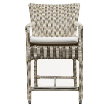 Paddock Outdoor Counterstool - front Paddock Outdoor Counterstool - front