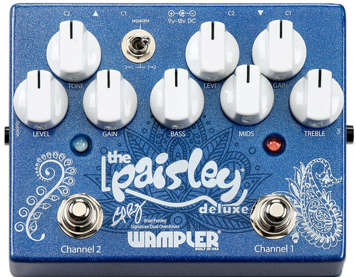 Wampler 'The Paisley Drive Deluxe' ~ Double Overdrive Pedal (Paisley_Drive_Deluxe)