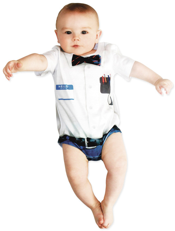 Faux Real Infant Nerd Romper