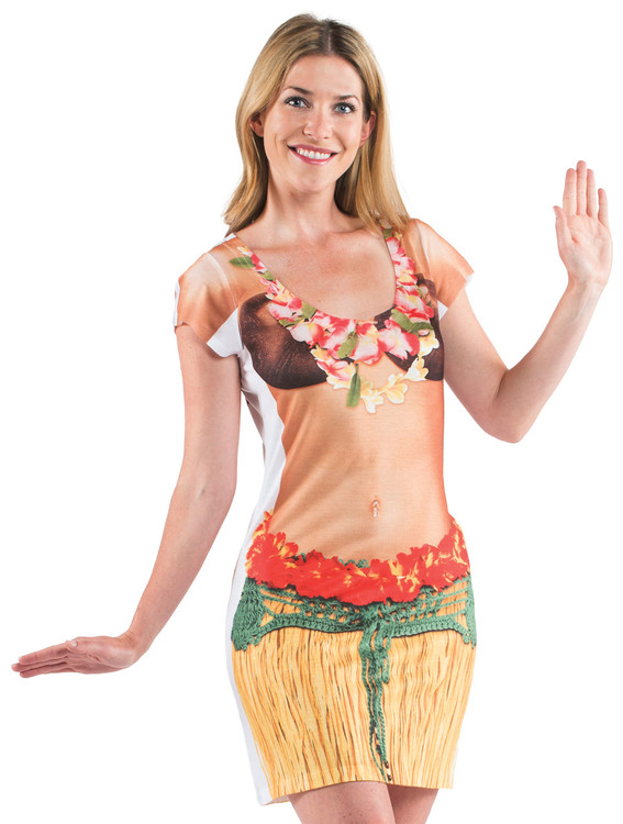 Faux Real Hula Girl - Front View