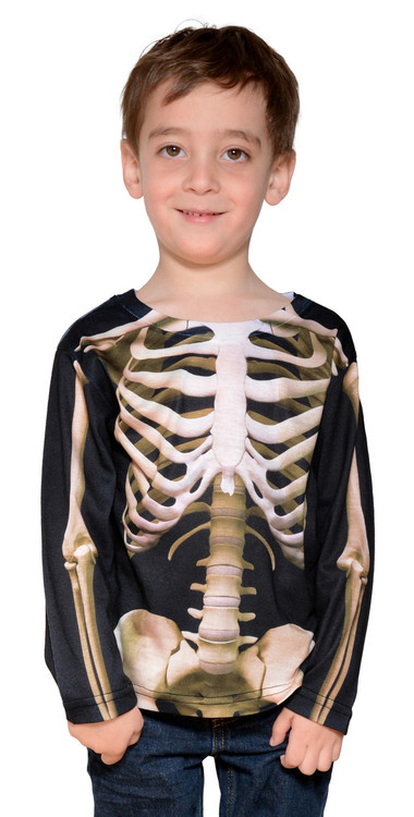 Faux Real Toddler Skeleton - Model Front View
