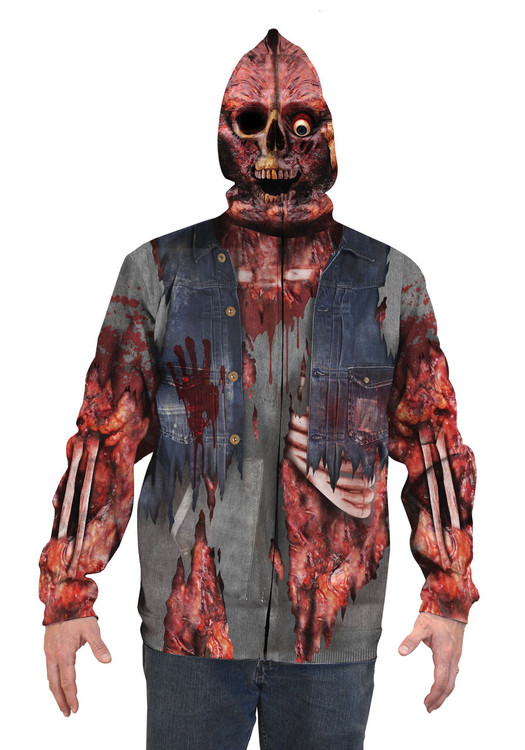 Zombie Mask Hoodie