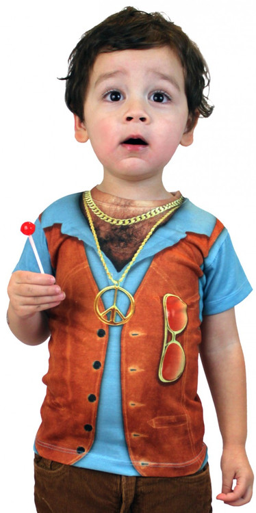 Faux Real Toddler 1970's Vest