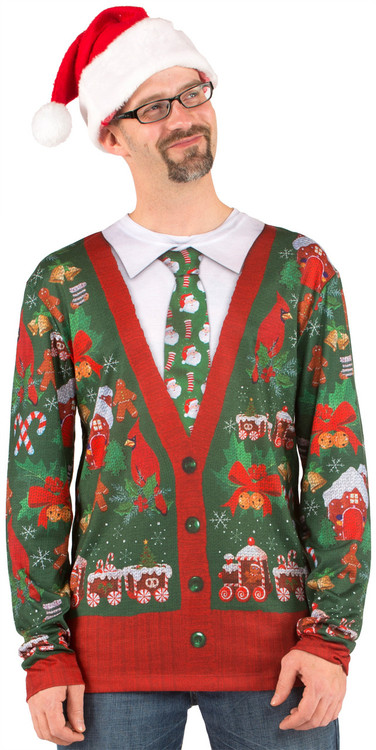 Ugly Christmas Cardigan - Front View