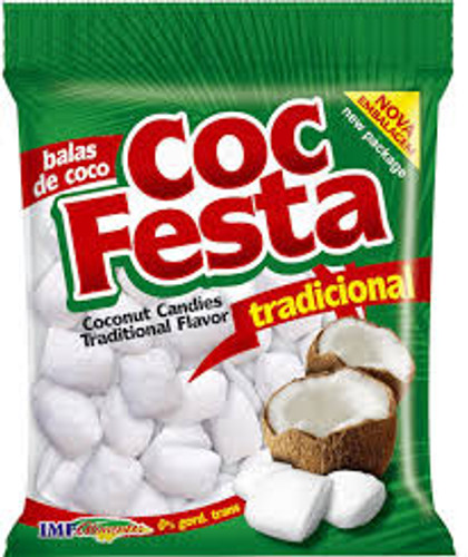 Bala de Coco Coc Festa Natural 500gr