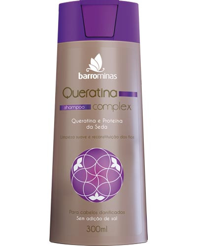 Queratina Complex Shampoo - Barro Minas 300ml