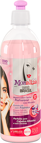 Higienizador Capilar Profissional Liso Monalisa - 500ml