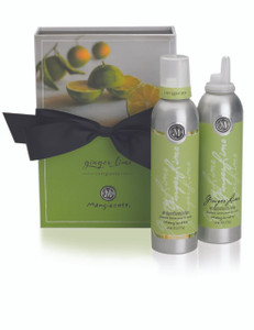 Green box with black bow and both Whipped Body Lotion and Whipped Body Wash.