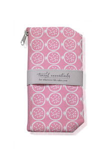 Pomegranate Travel Essentials Bag