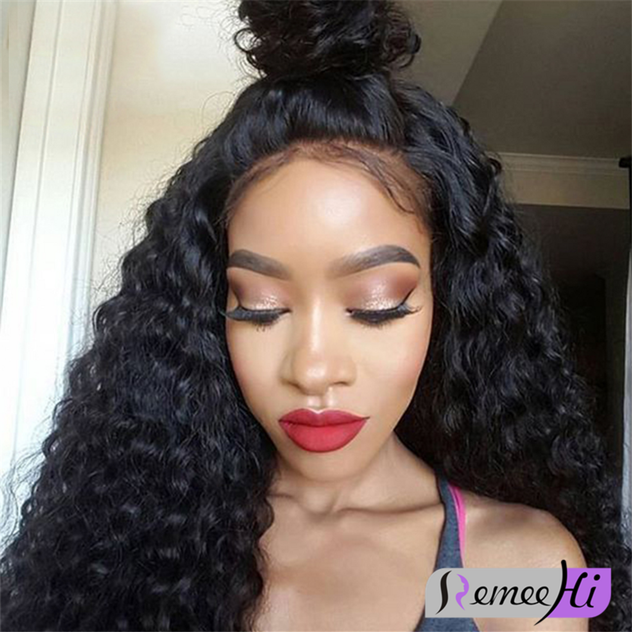 Deep Curly Wave 360 Lace Frontal Closure Lace Frontals With Baby