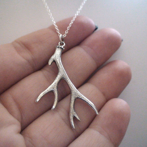 Sterling Silver Friendship Crossed Arrows Necklace 