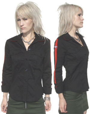 Dogpile Grenade L.S. Top Black/Red