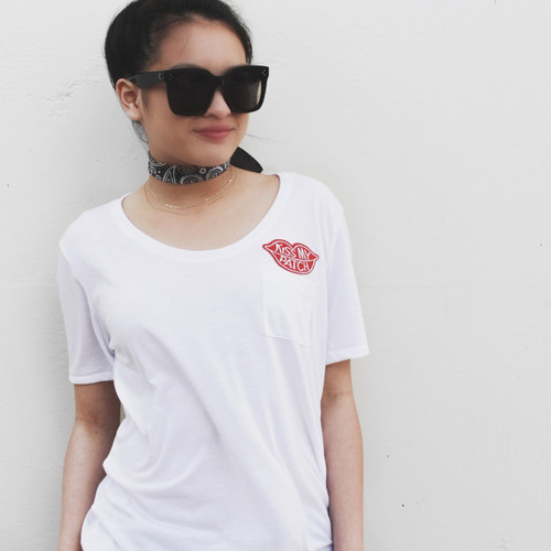 Kiss My Patch- Pocket Tee