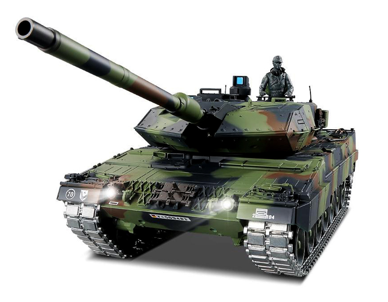 2.4ghz radio control 1/16 german leopard 2a6 rc battle tank