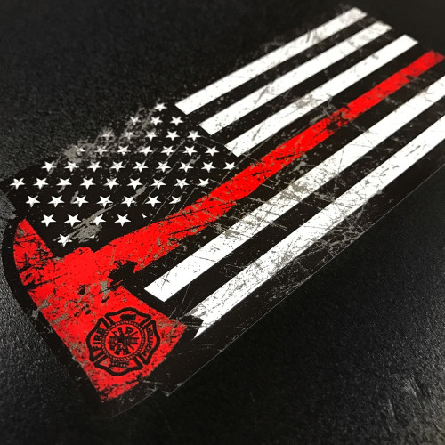 American Firefighter Rex Axe sticker