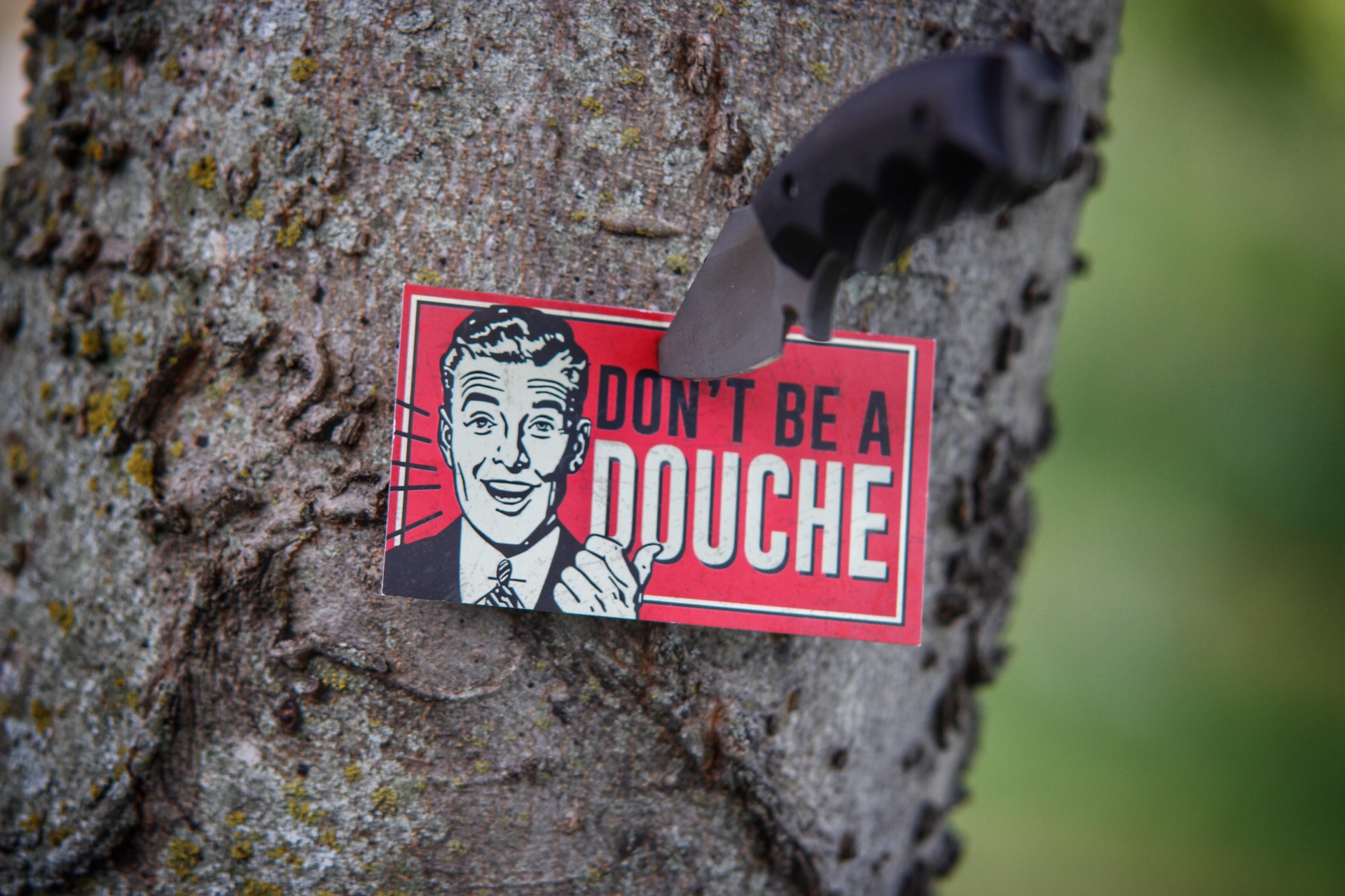 Don't Be A Douche Card