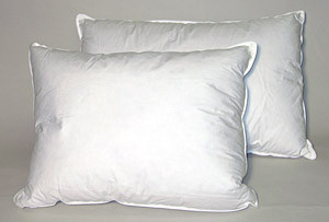 Assembled using the same high-quality clusters as our down comforters, our down pillows are extraordinarily soft, luxurious, and long-lasting. Choose from a wide selection of styles, densities, and shapes, including bolster pillows, body pillows, bed rests, and bolsters.