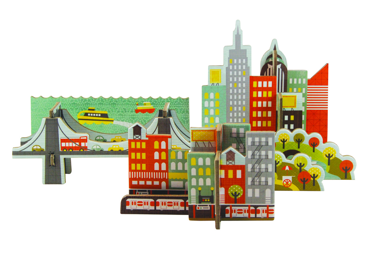 Petit Collage Pop-Out and Play New York