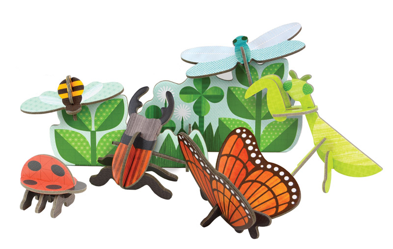 Petit Collage Pop-out and Play Insect Life