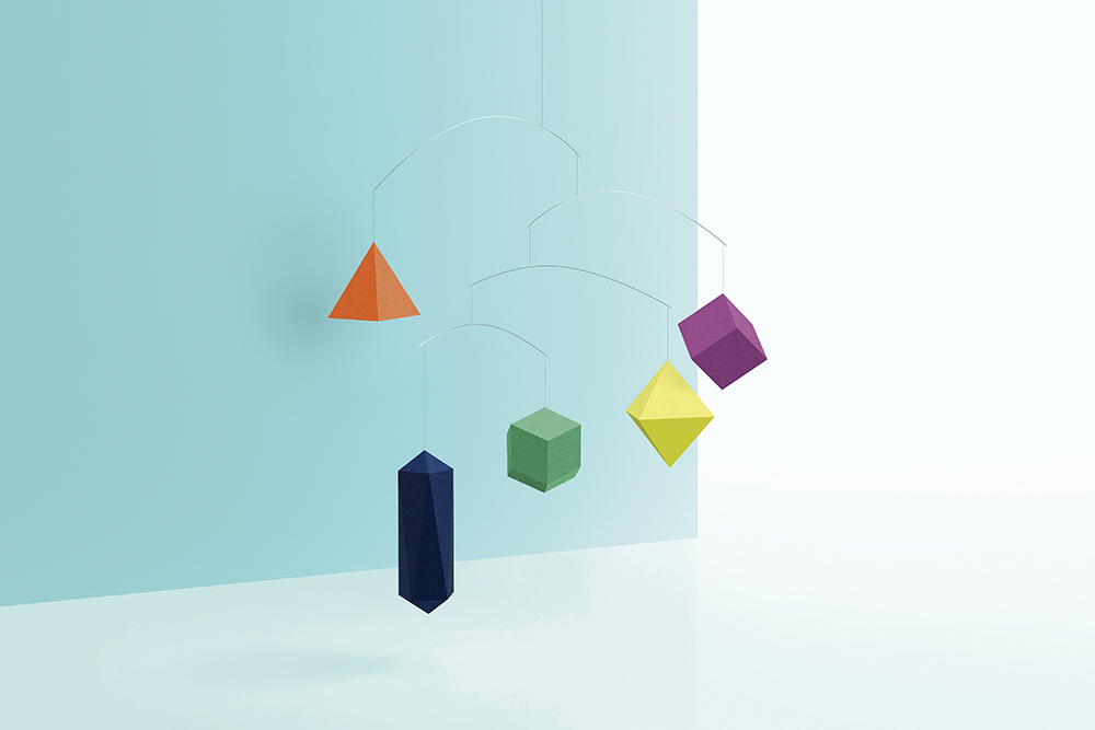 Small Good Things Colorful Polygon Mobile