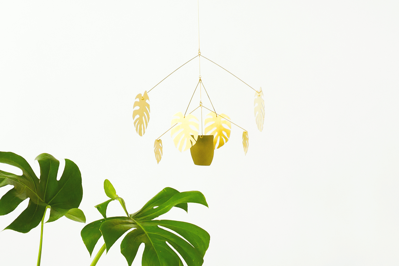 Natalie Joy Monstera Deliciosa Mobile