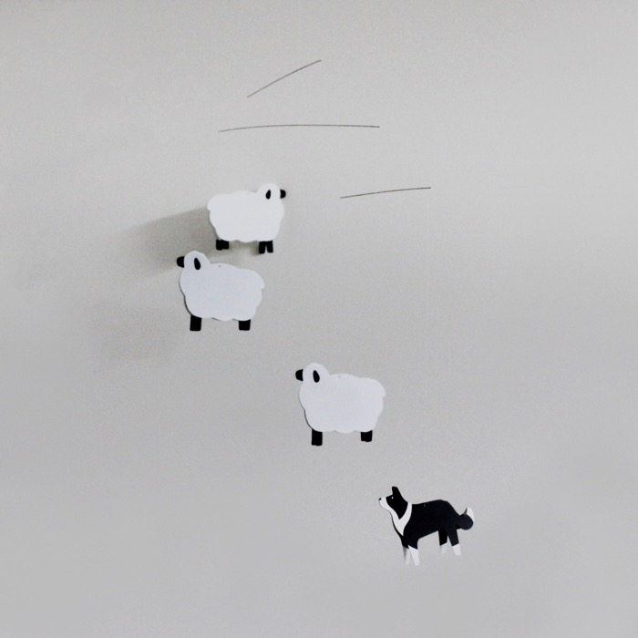 Joosepino Sheep and Border Collie Mobile
