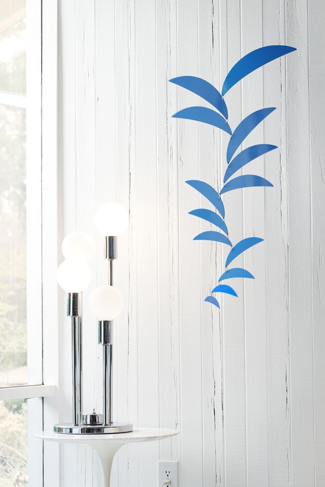 Ekko Workshop Crescent Cascade Mobile, Blue
