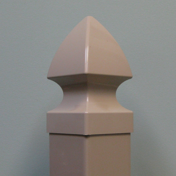 Essex 4" x 4" Vinyl Post Cap - Khaki