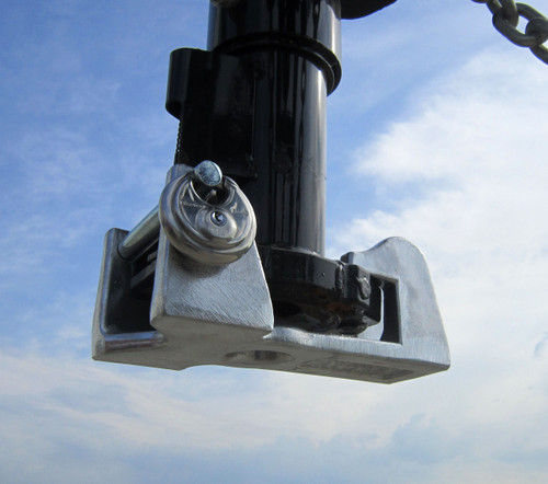 Blaylock E-Z Lock Gooseneck Coupler Lock with Padlock Blaylock E-Z Lock Gooseneck Coupler Lock with Padlock
