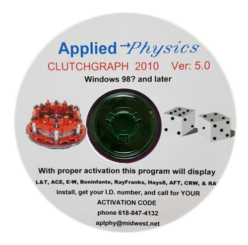 Applied Physics CLUTCHGRAPH 2010 Software