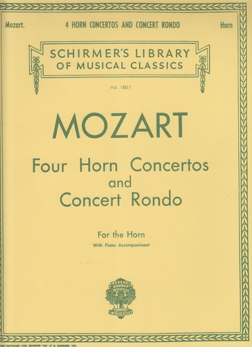 Mozart, 4 Horn Concertos