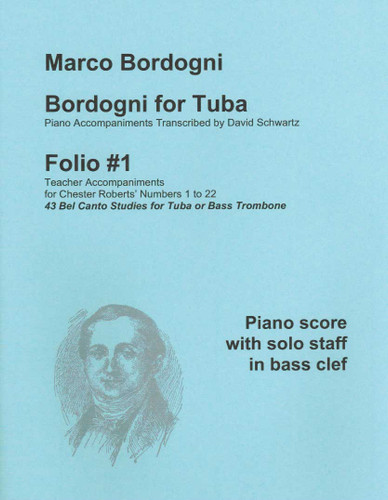 Bordogni for Tuba, Folio 1
