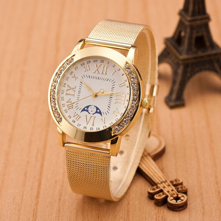 Diamond Bezel Classic Girlfriend Watch