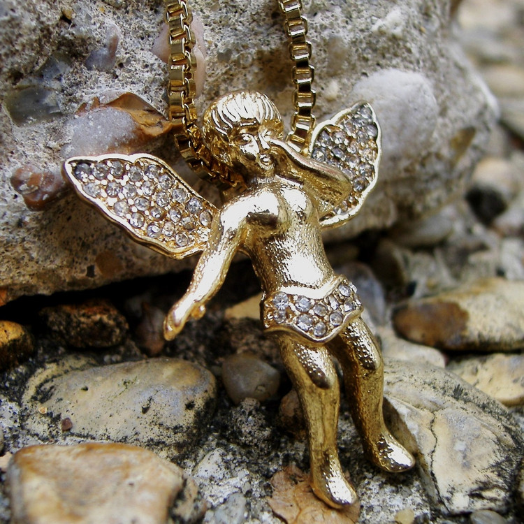 Micro Small Angel Pendant