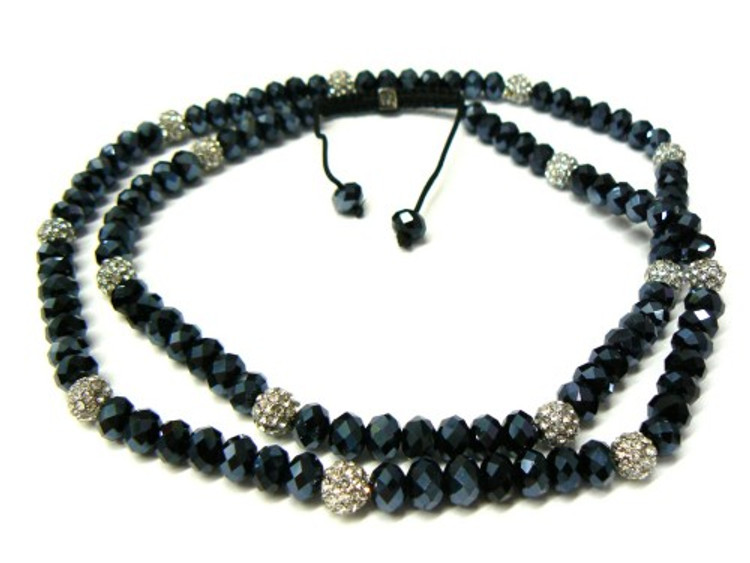 Metallic Diamond Cz Stone Hip Hop Disco Ball Chain